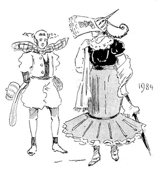 Illustration for article titled Take a tour of 20th Century fashions, as imagined in the year 1893
